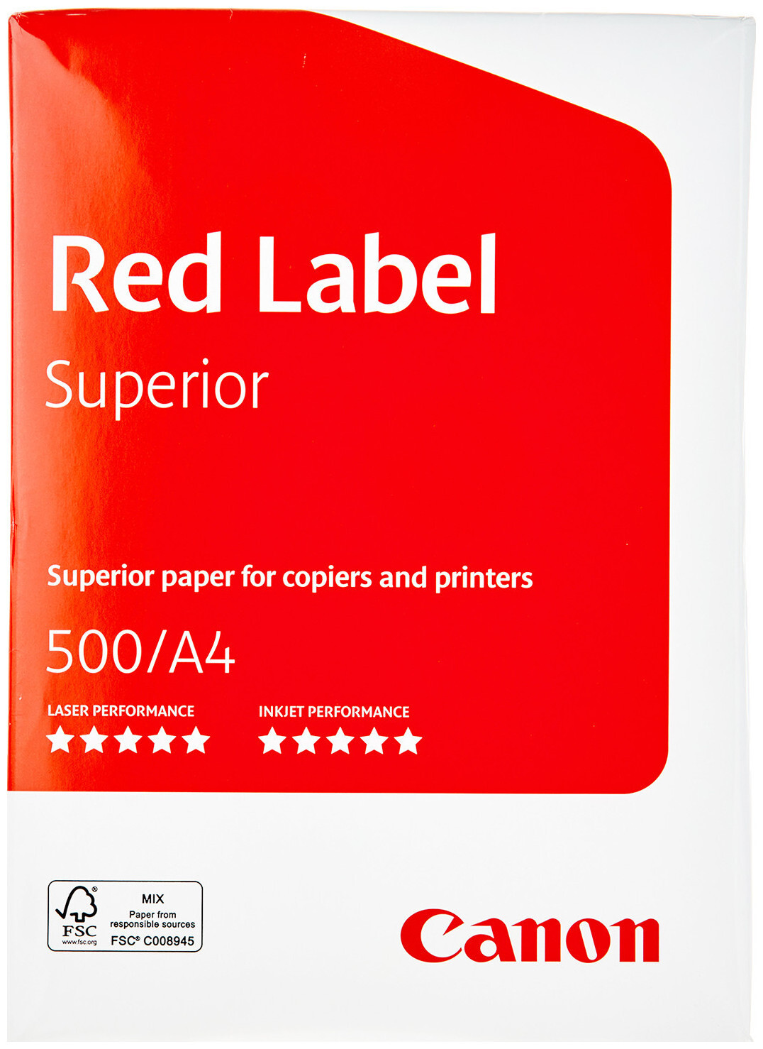 Image of Canon Red Label Superior Kopierpapier FSC A4 90g 500 Blatt