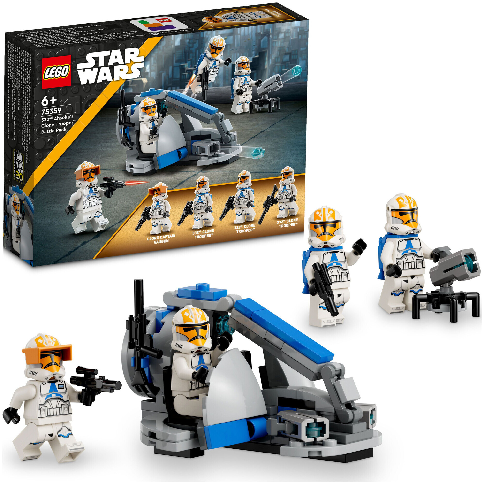 Image of Lego Star Wars Lego® Star Wars™ 75359 Ahsokas Clone Trooper™ der 332. Kompanie – Battle Pack