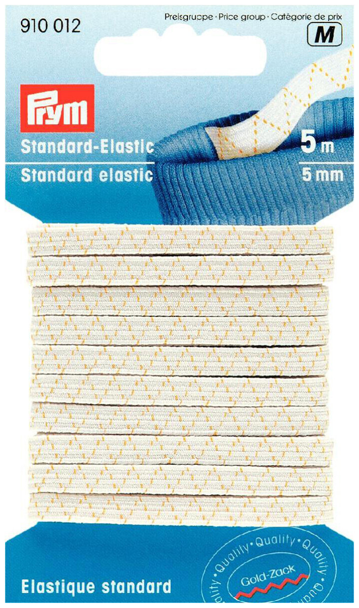 Image of Prym Standard-Elastic weiss 5 mm 5 m