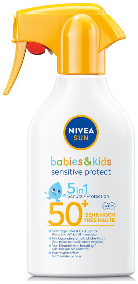 Image of Nivea Sun Babies & Kids Sensitve Protect Trigger LSF 50+