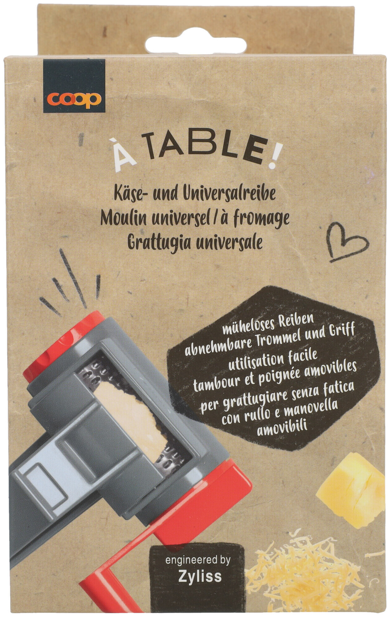 Image of À Table! Käse- und Universalreibe