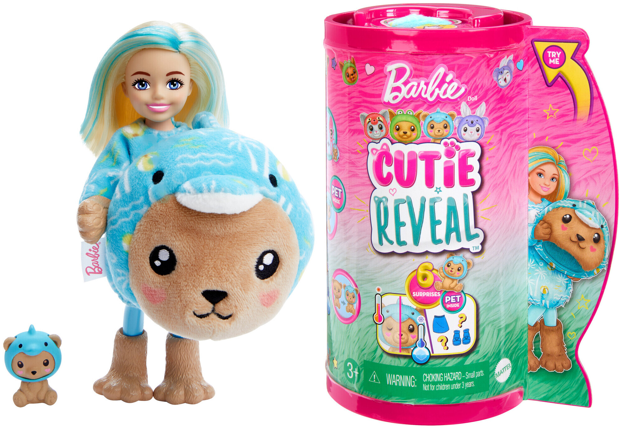 Image of Barbie Cutie Reveal Chelsea Teddy Dolphi