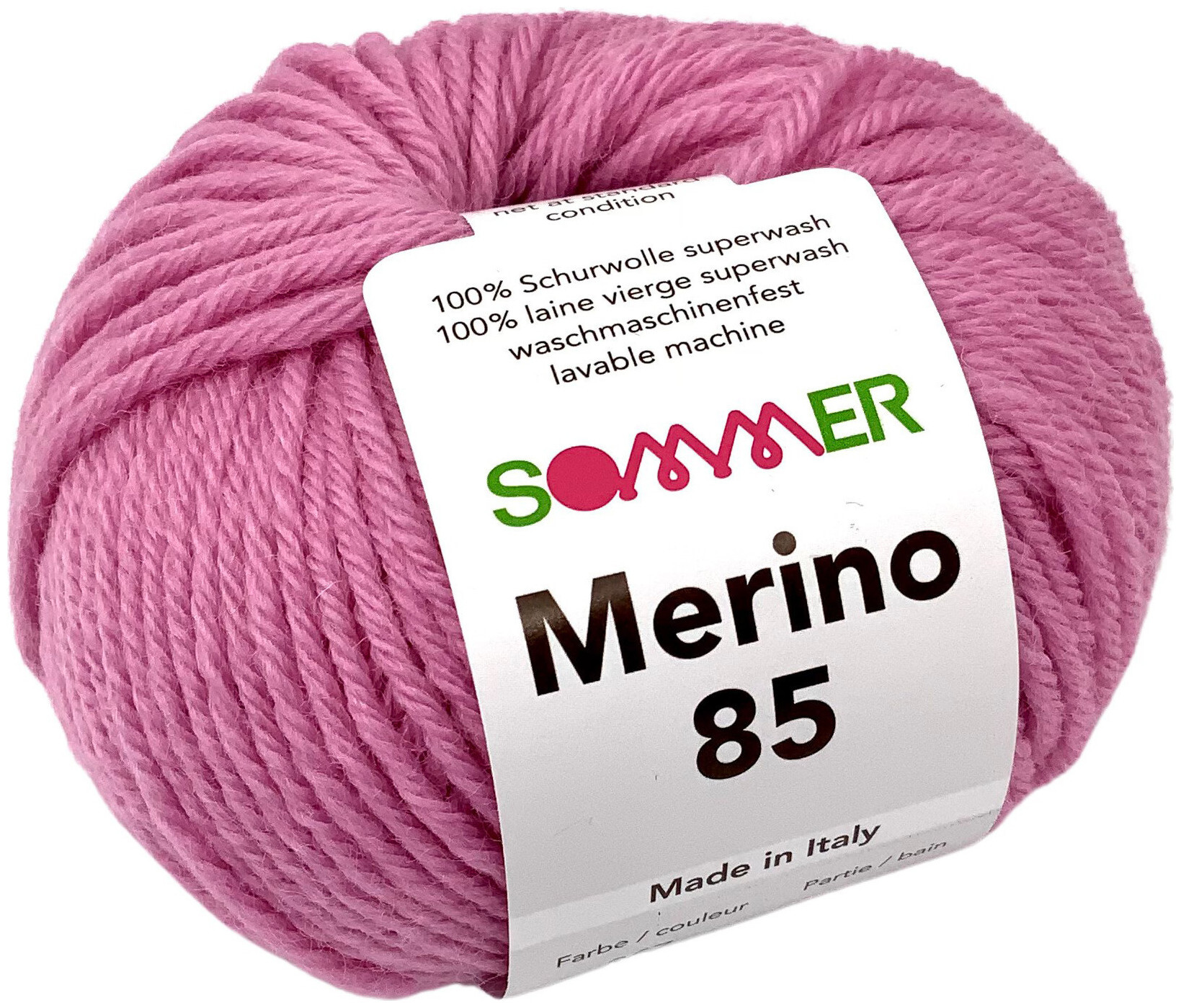 Sommer Merino 85 867 Handstrickgarn 100% Merino Superwash rosa 50g