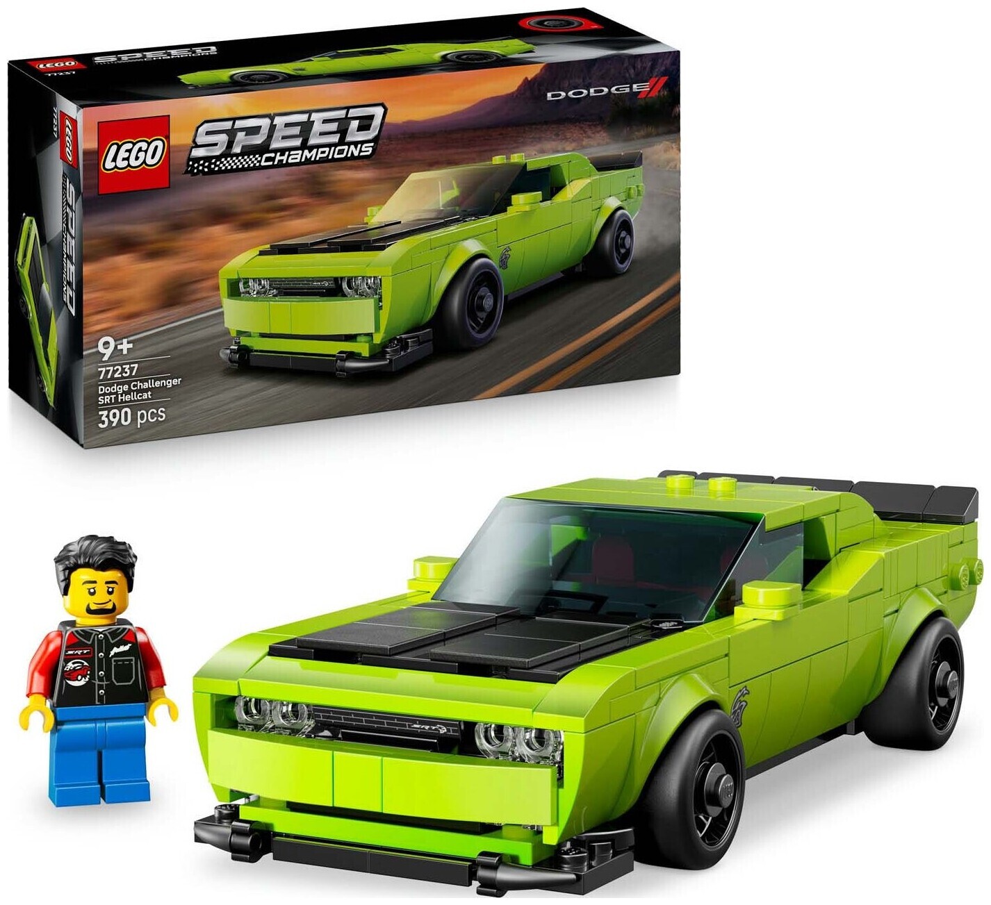 Lego® Speed Champions 77237 Dodge Challenger SRT Hellcat Sportwagen 9+ Jahren