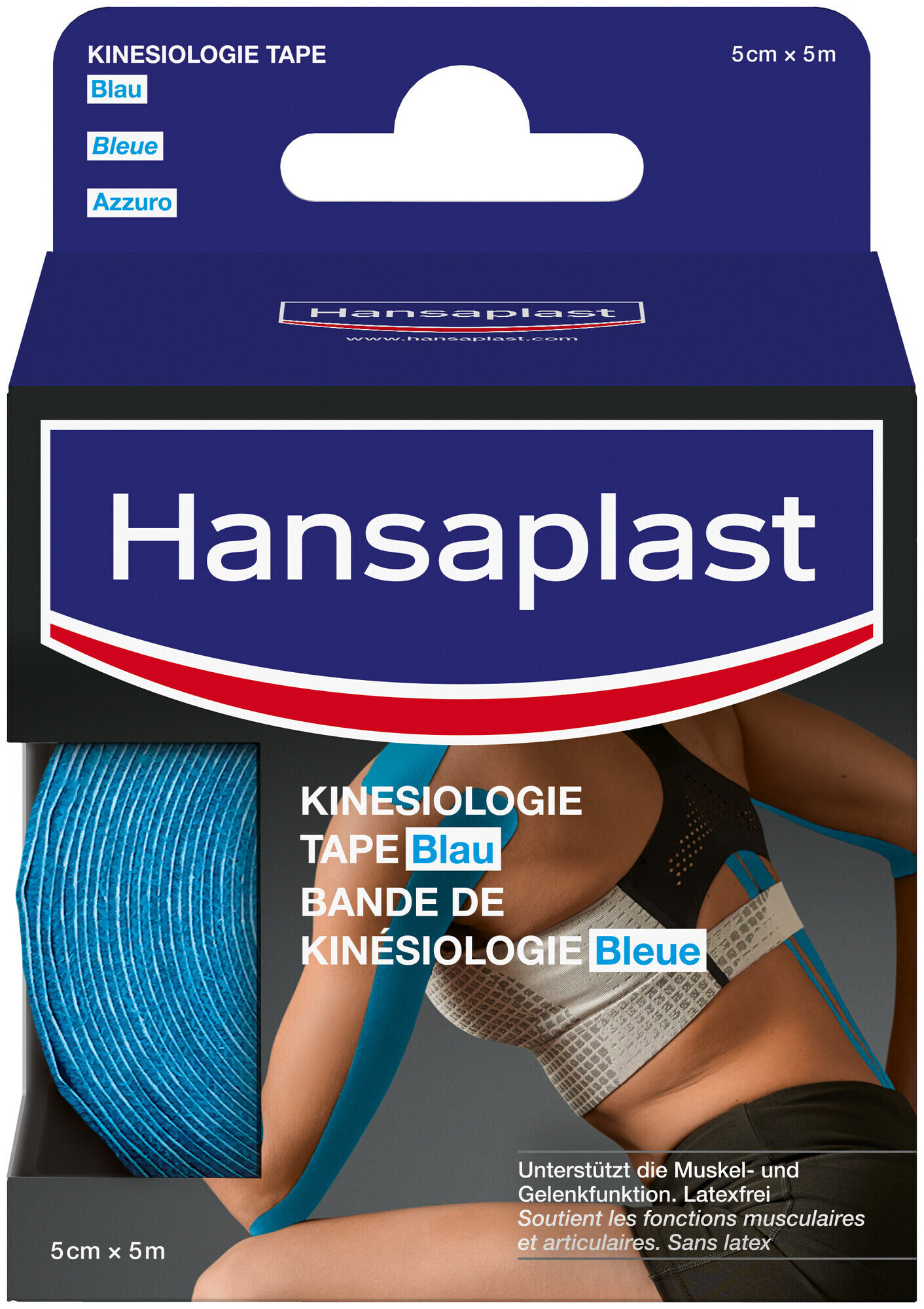 Image of Hansaplast Kinesiologieband blau