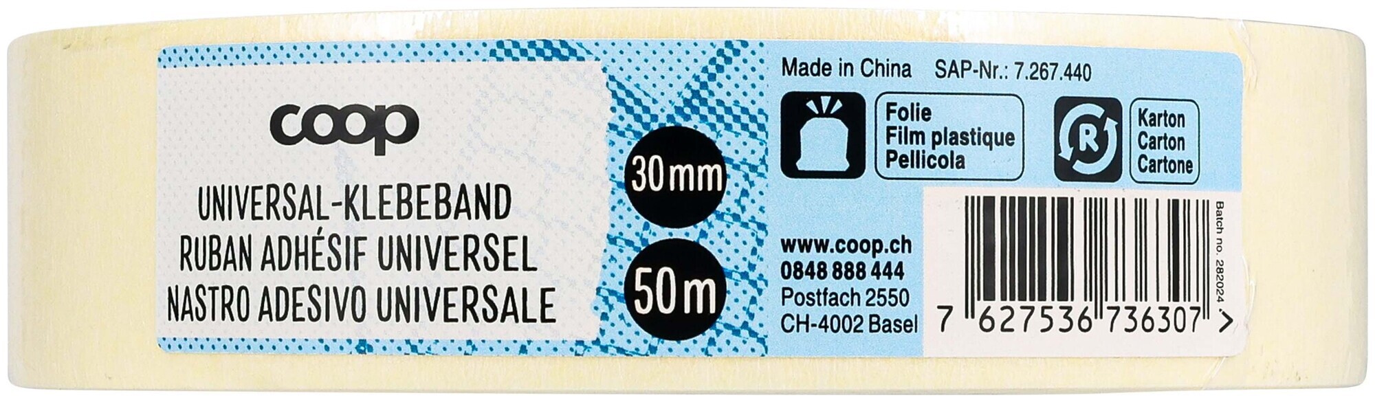 Coop Universal-Klebeband 30mmx50m