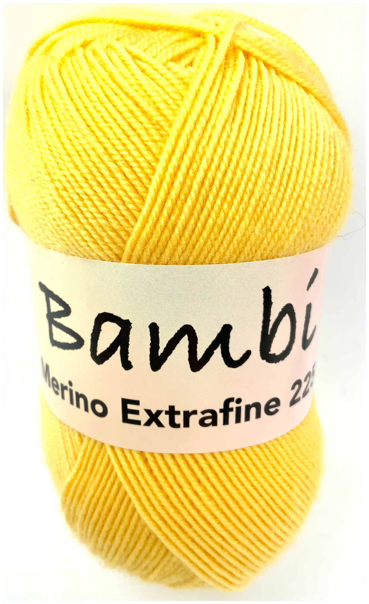 Image of Sommer Bambi/Merino extrafine 225 858 Handstrickgarn gelb 50g