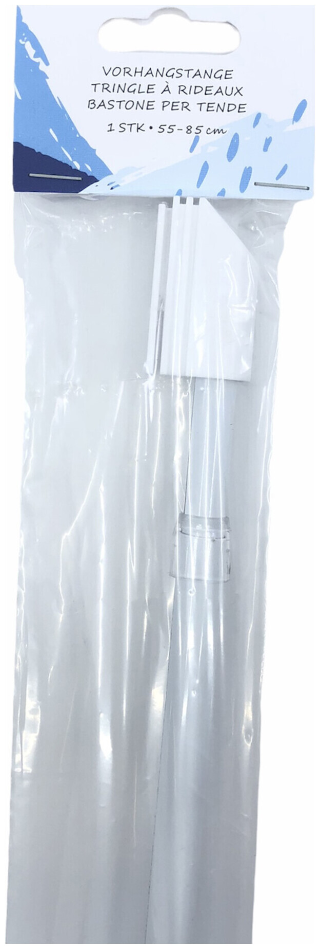 Vorhangstange 55 - 85 cm 1 Stk.