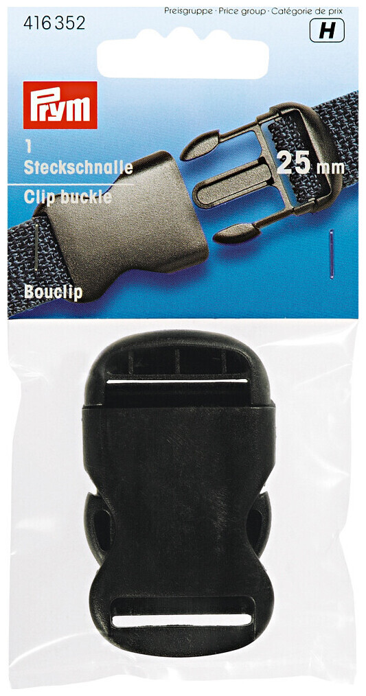 Image of Prym Steckschnallen stark schwarz 25 mm 1 Stk.