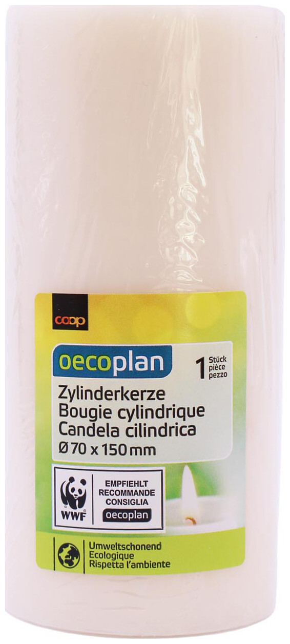 Image of Oecoplan Zylinderkerze 70x150mm creme