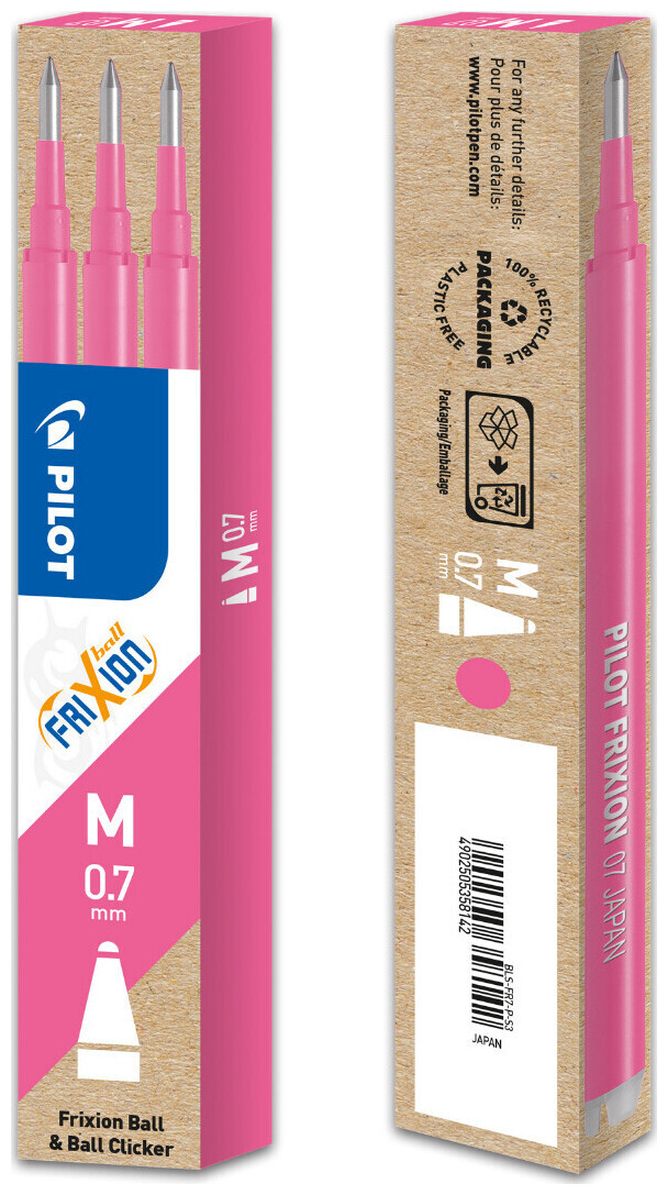 Image of Pilot Frixion 0.7 Ersatzminen pink 3Stk