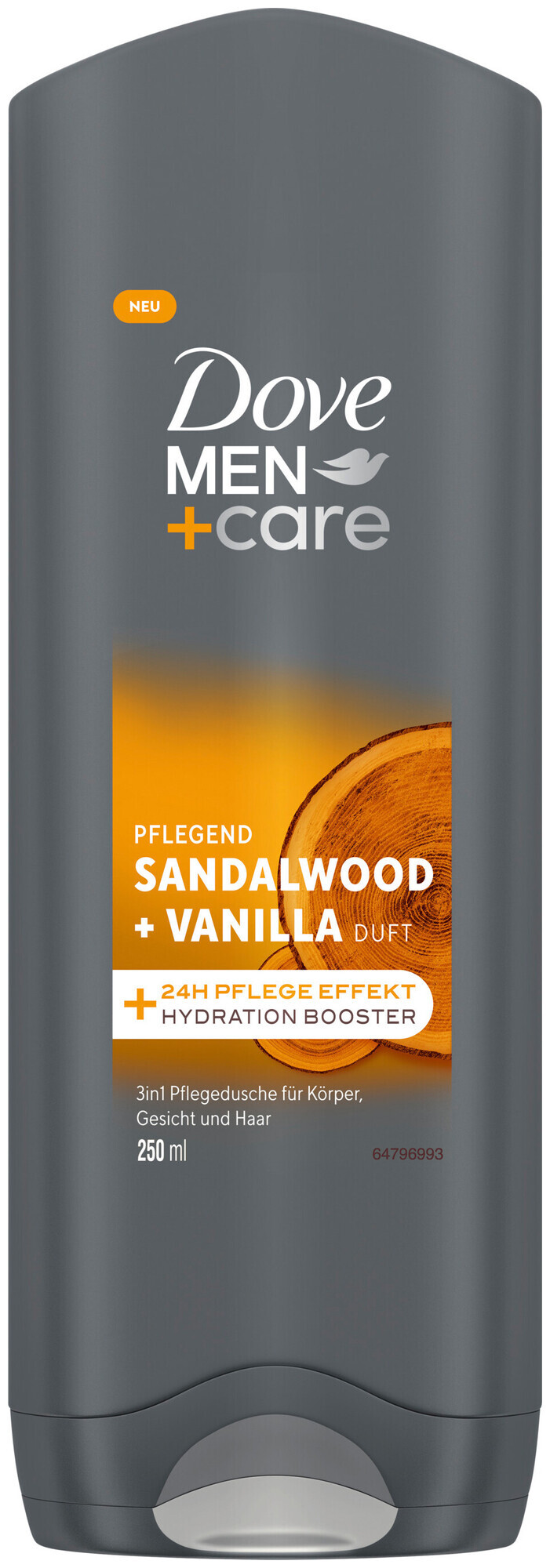 Image of Dove Men + Care Duschgel Sandelwood + Vanille 250ml