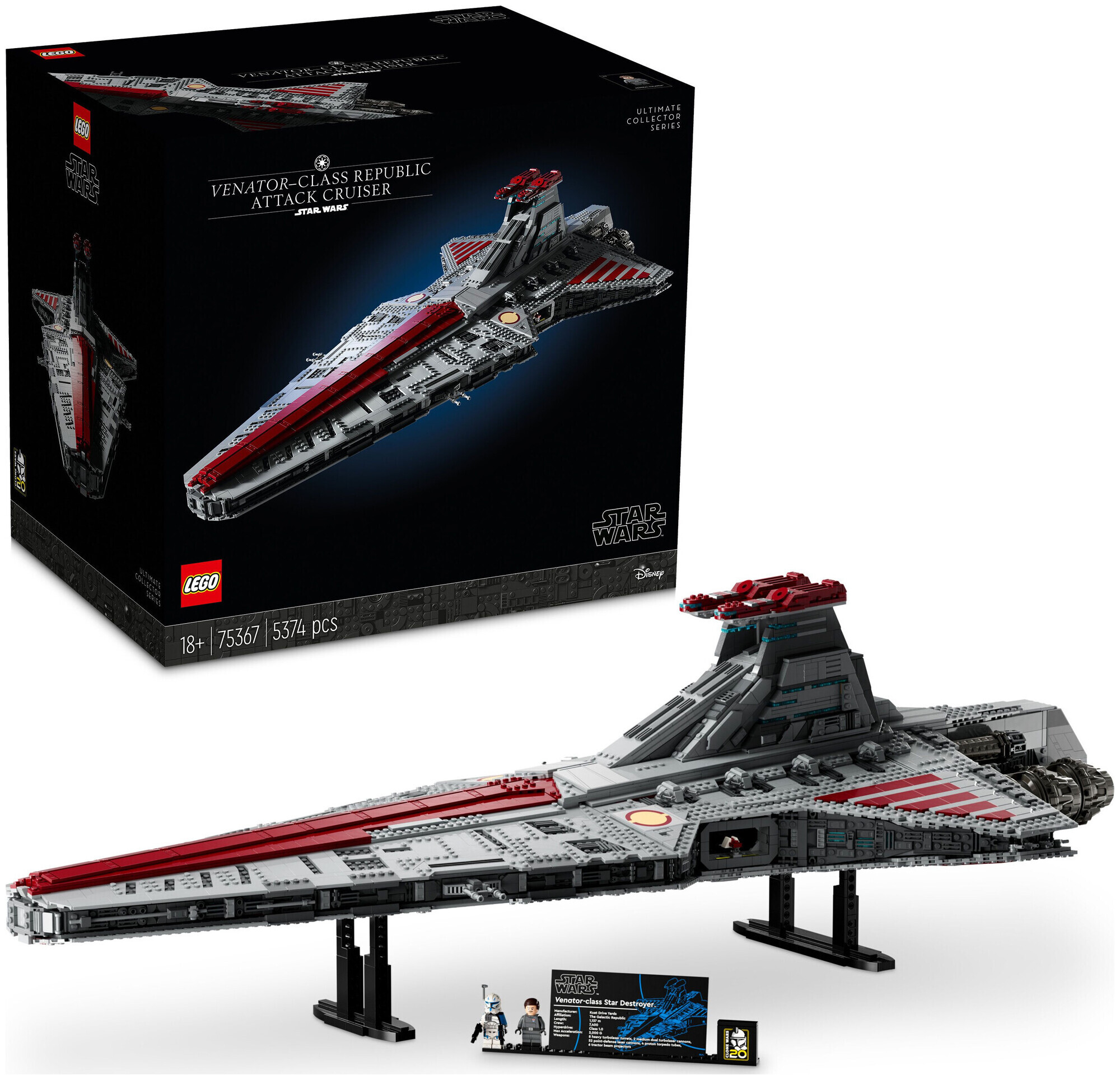Image of Lego® Star Wars™ 75367 Republikanischer Angriffskreuzer der Venator-Klasse (Lego® Rare Set)