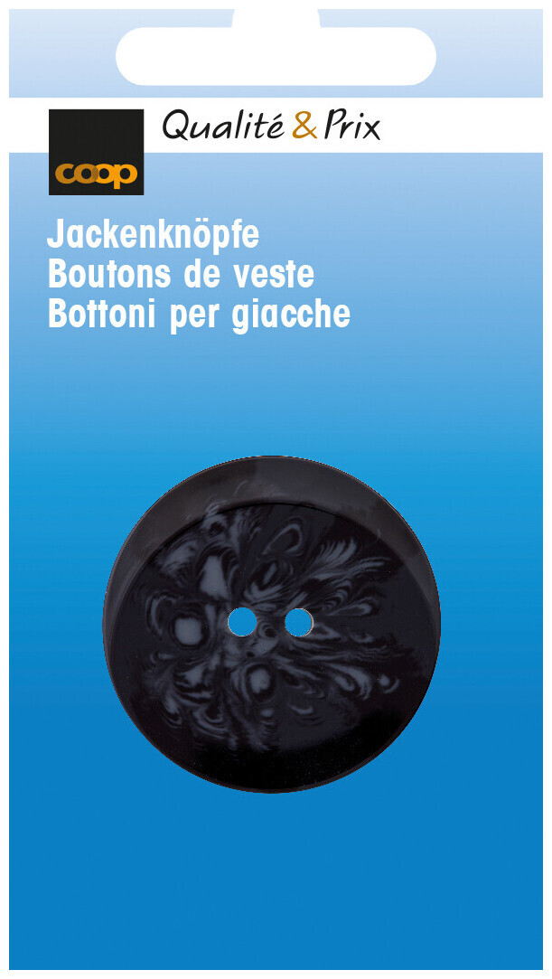 Image of Coop Blusenknopf Öse schwarz 38 mm 1 Stk.