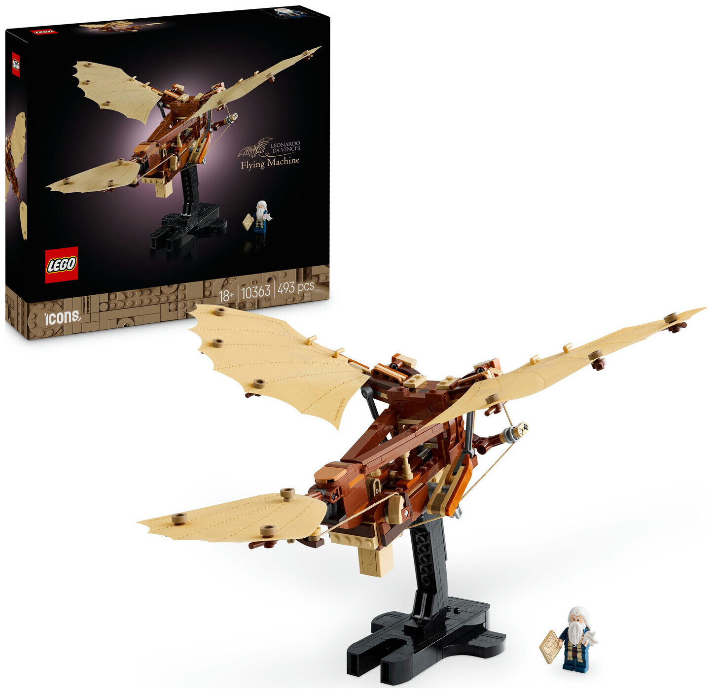 Image of Lego Icons Lego® Icons 10363 Leonardo da Vincis Fluggerät