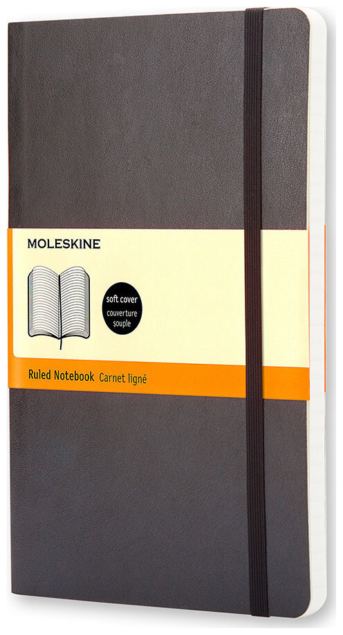 Image of Moleskine Notizbuch Soft A5 716-2 liniert schwarz