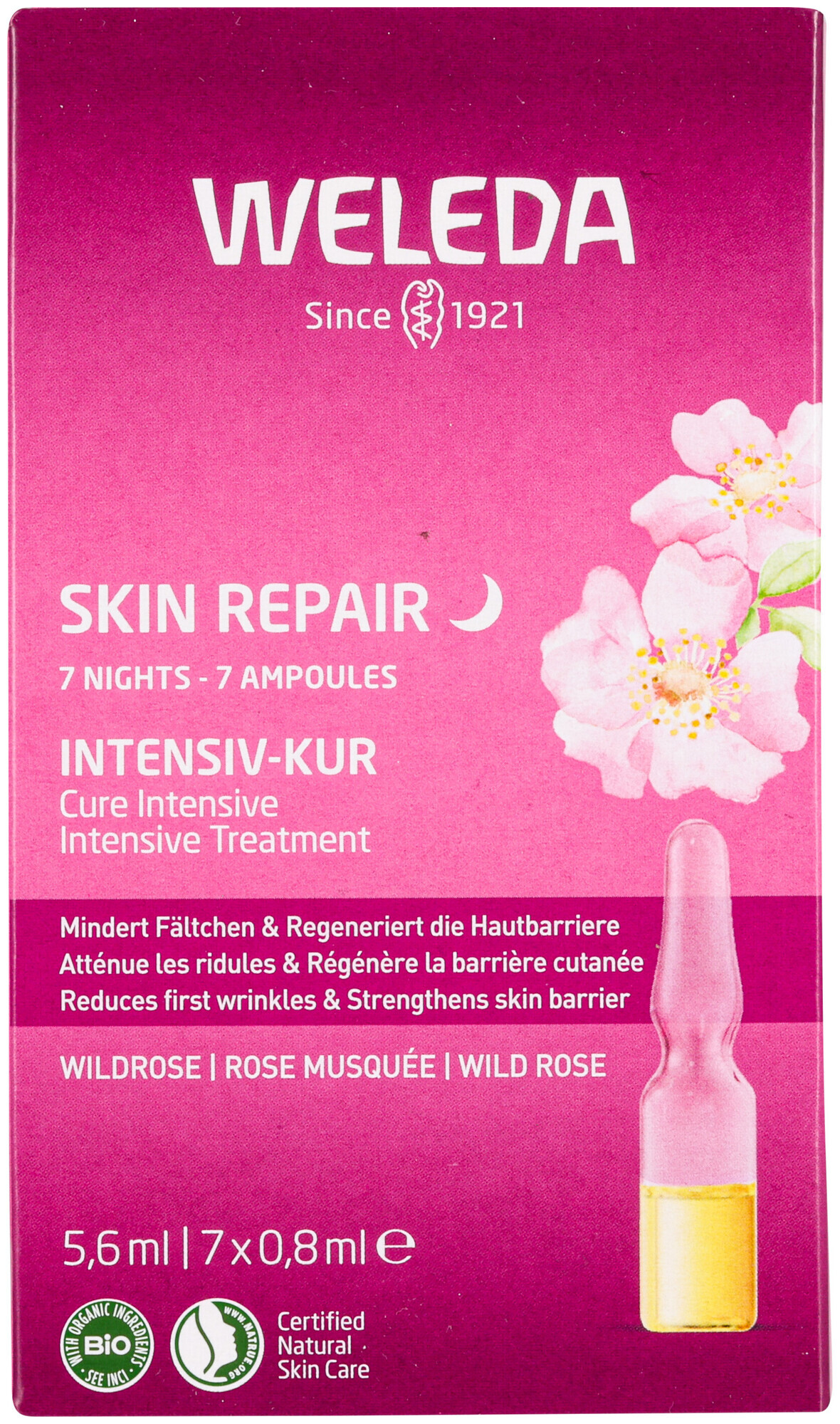 Image of Weleda Skin Repair Intensiv-Kur 7 Ampullen Wildrose