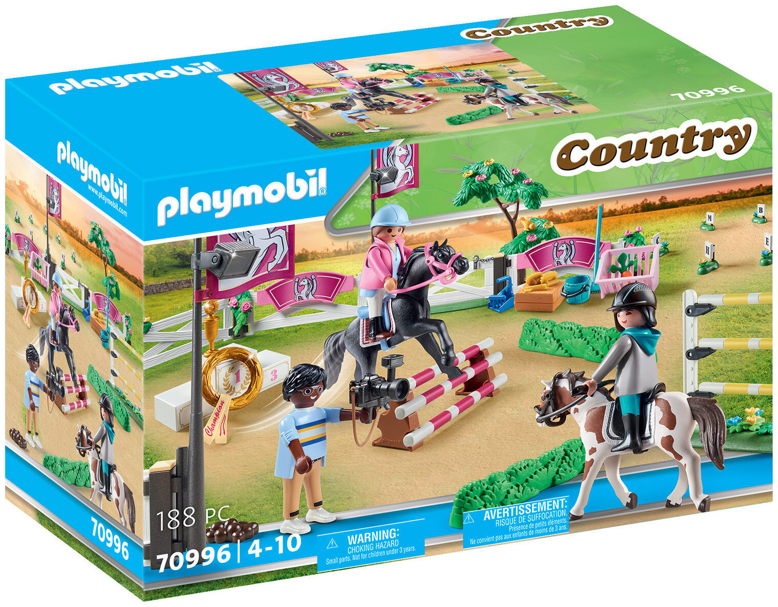 Image of Playmobil Country Reitturnier (70996) 4-10 Jahre