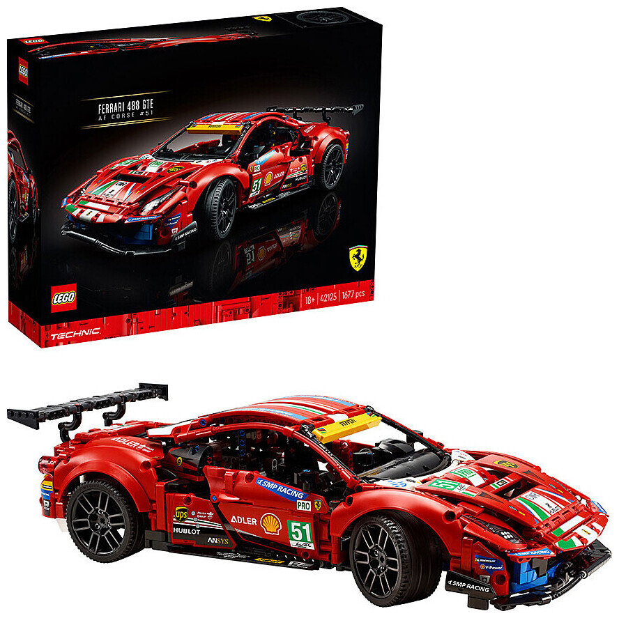 Image of Lego Technic Lego® Technic 42125 Ferrari 488 GTE “AF Corse #51”