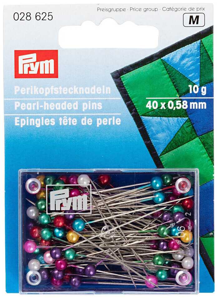 Image of Prym Perlkopfstecknadeln bunt sortiert 0.58 x 40 mm 10 g