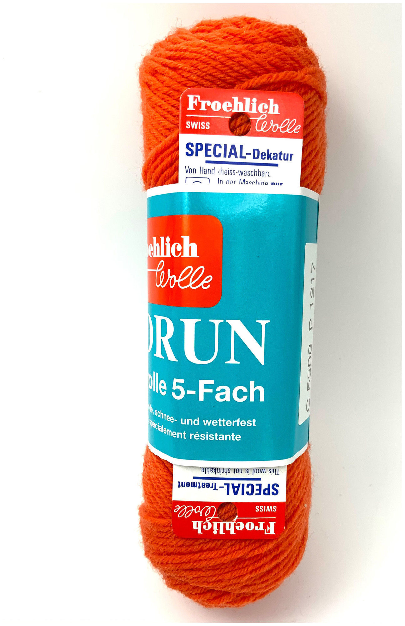 Image of Froehlich Sedrun 5598 Sportsockenwolle orange 50g