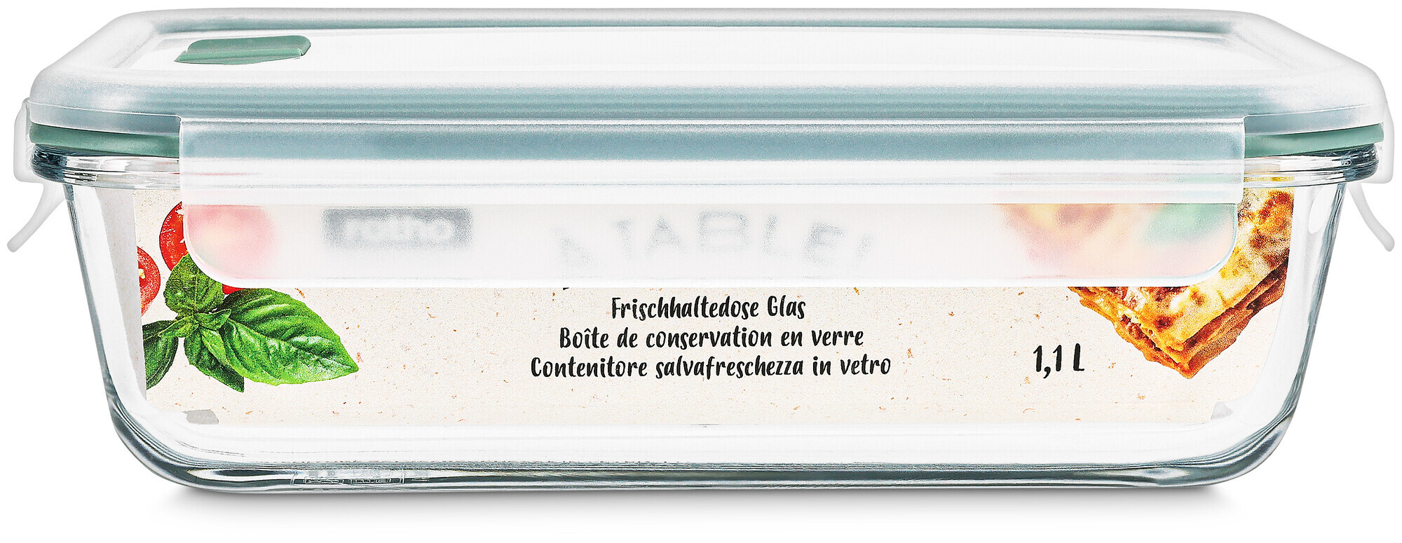 Image of À Table! Frischhaltedose Glas 1.1l