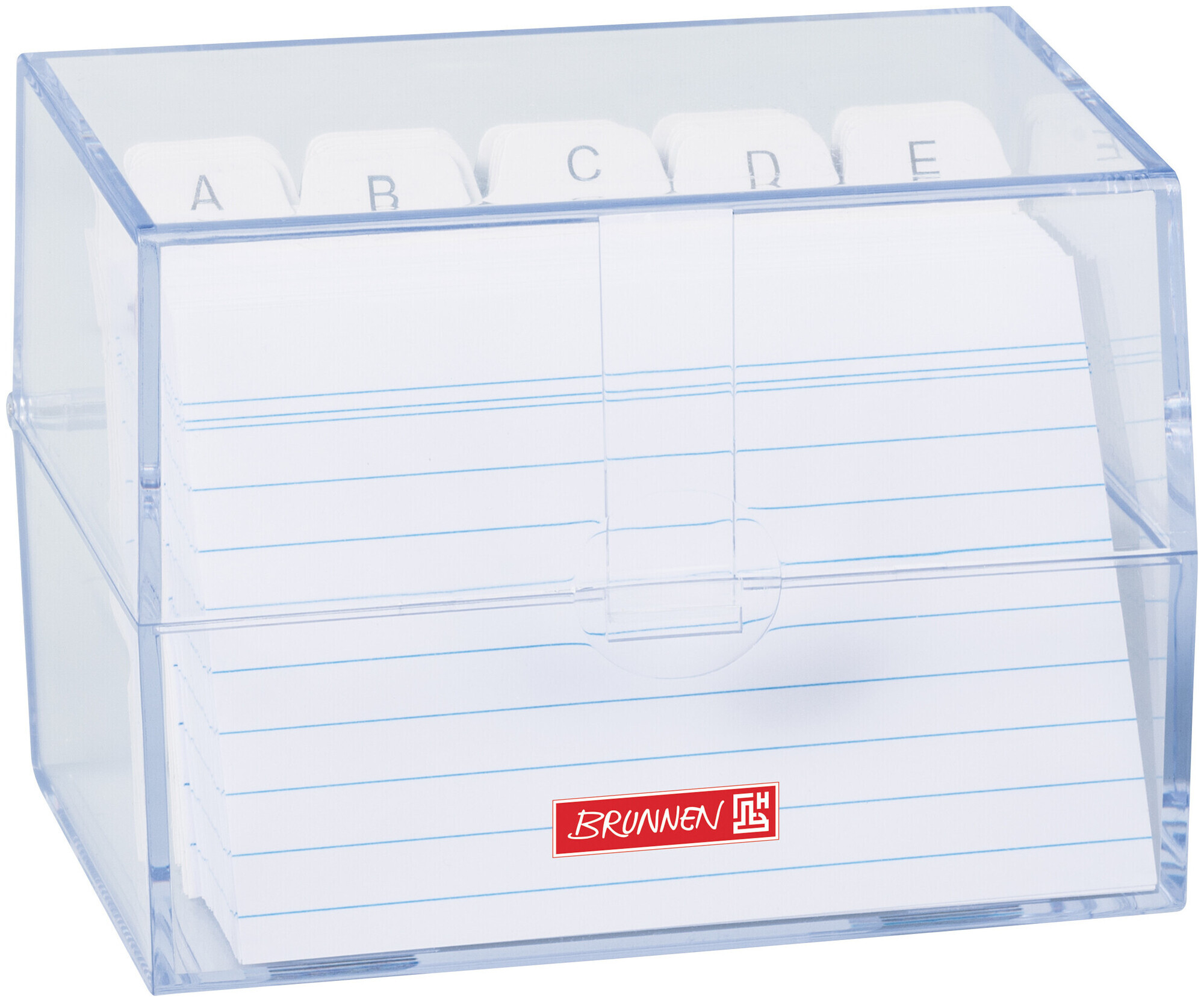 Image of Brunnen Karteibox A7 transparent