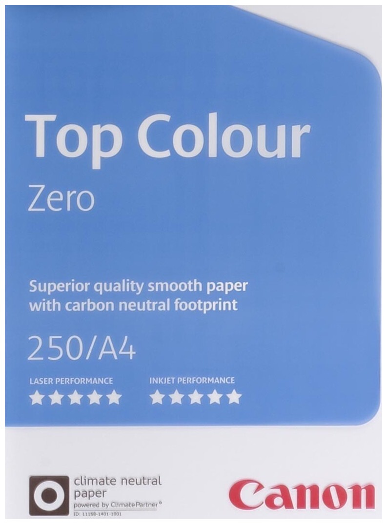 Image of Canon Top Colour Zero Kopierpapier FSC A4 160g 250 Blatt