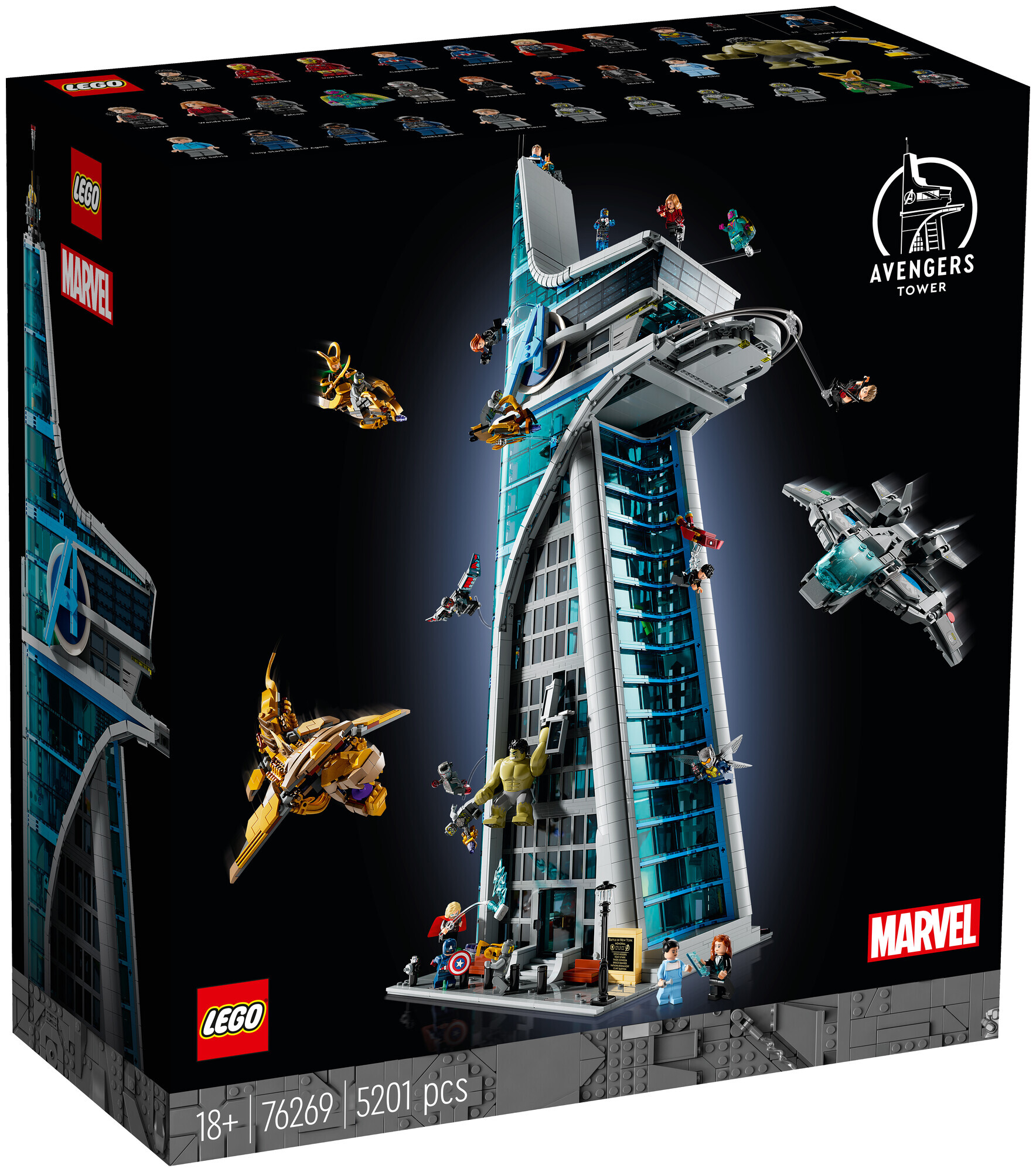 Lego Marvel Super Heroes Avengers Tower (76269, seltenes Set)