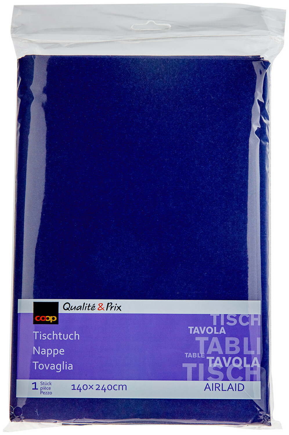 Image of Inhouse Tischtuch Airlaid 140x240cm blau