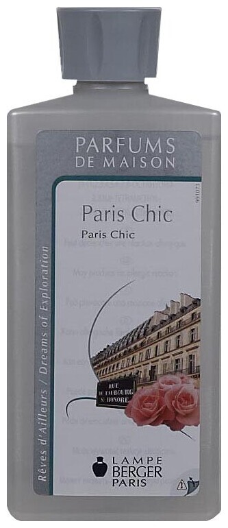 Image of Maison Berger Lampe Berger Duftlampe Nachfüller Paris Chic (Bernstein, Rose, Iris, Veilchen, Frisch, 500 ml)