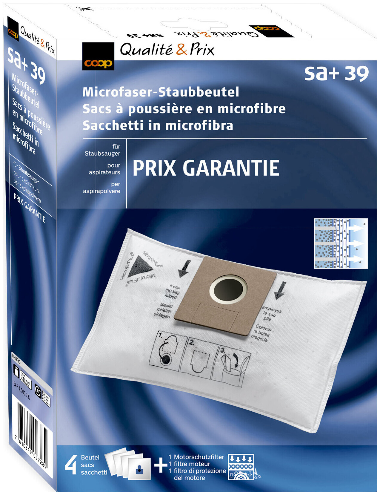 Image of Coop Microfaser-Staubbeutel, SA+ 39