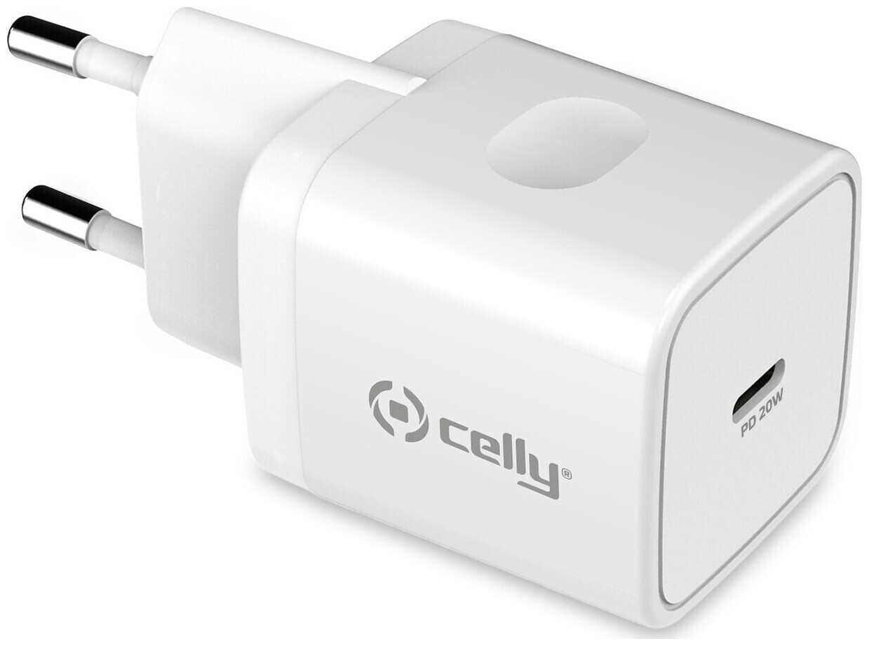 Image of Celly Ladegerät 1 Usb-C 20W weiss