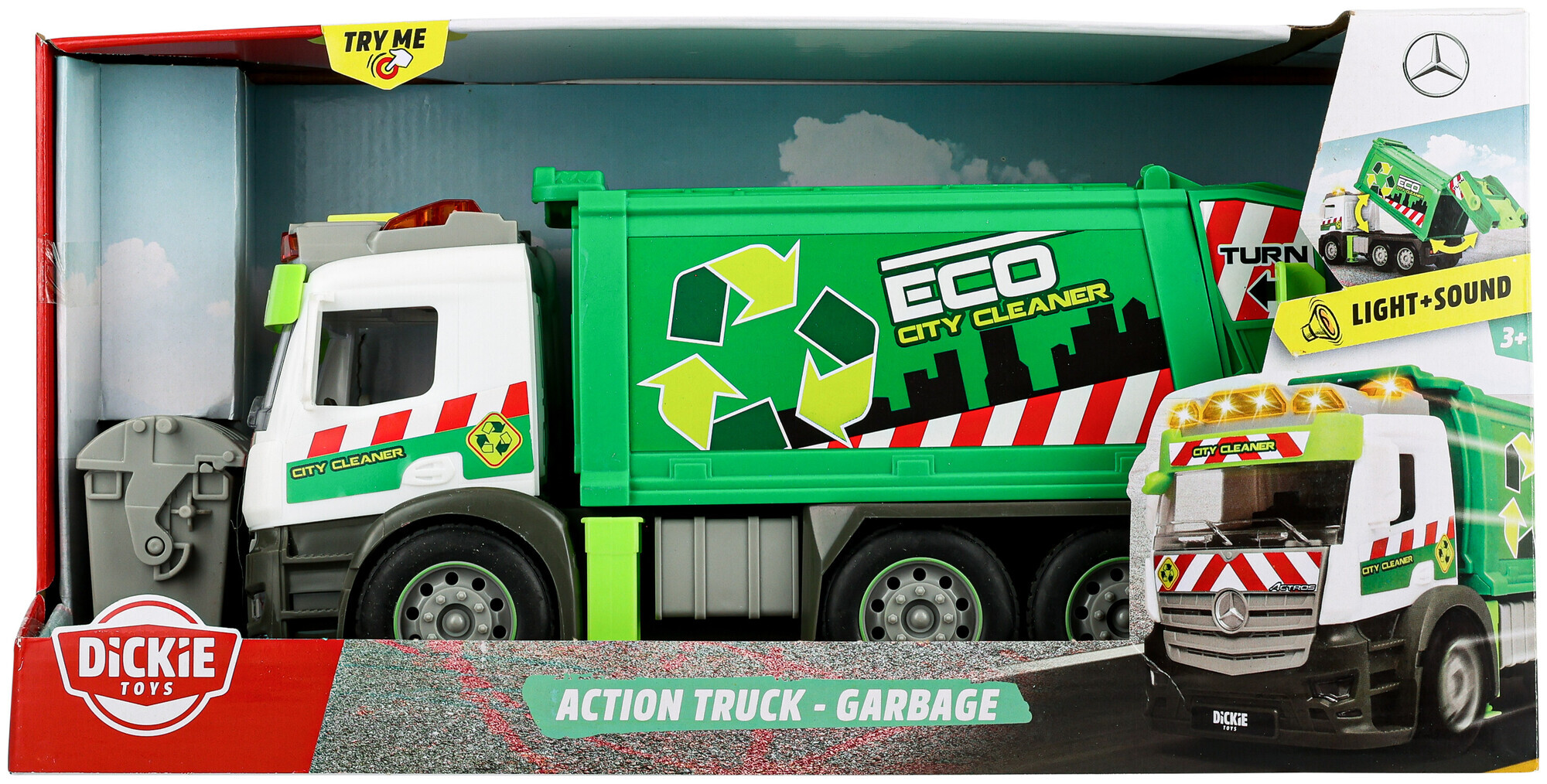 Image of Dickie Action Truck - Garbage