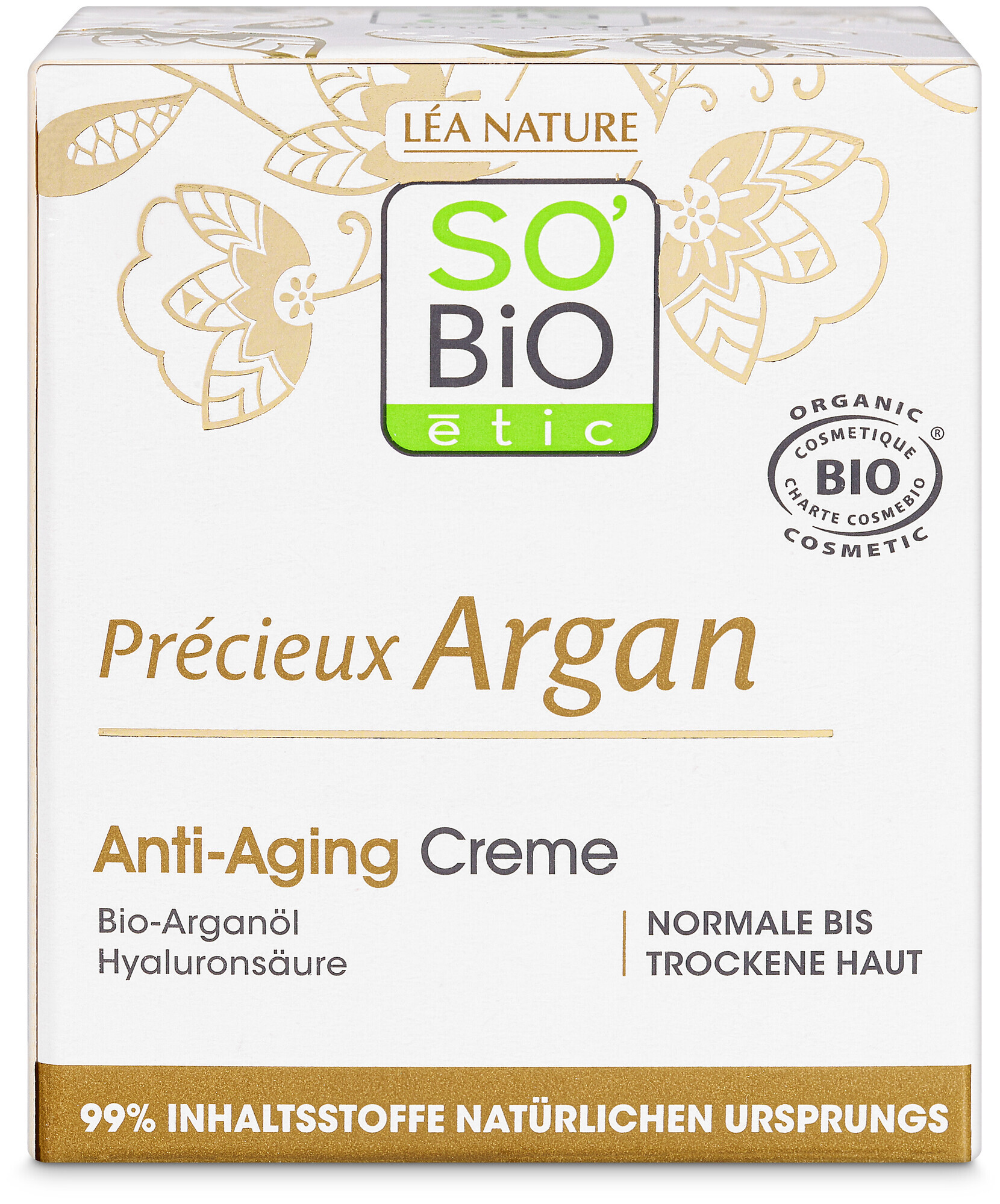 Image of LEA Nature So’bio Etic SO BiO étic Précieux Argan Anti-Aging Creme Bio-Arganöl 50Ml