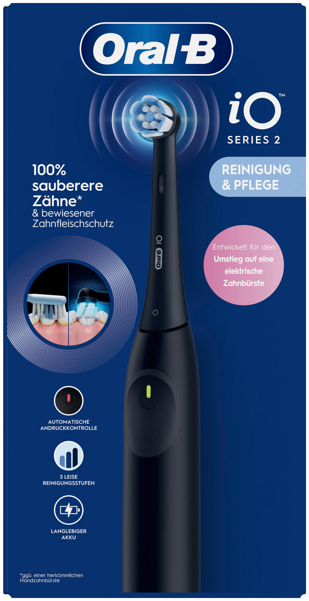 Brosse à dents électrique Oral-B iO Series 2 noir 1 pièce