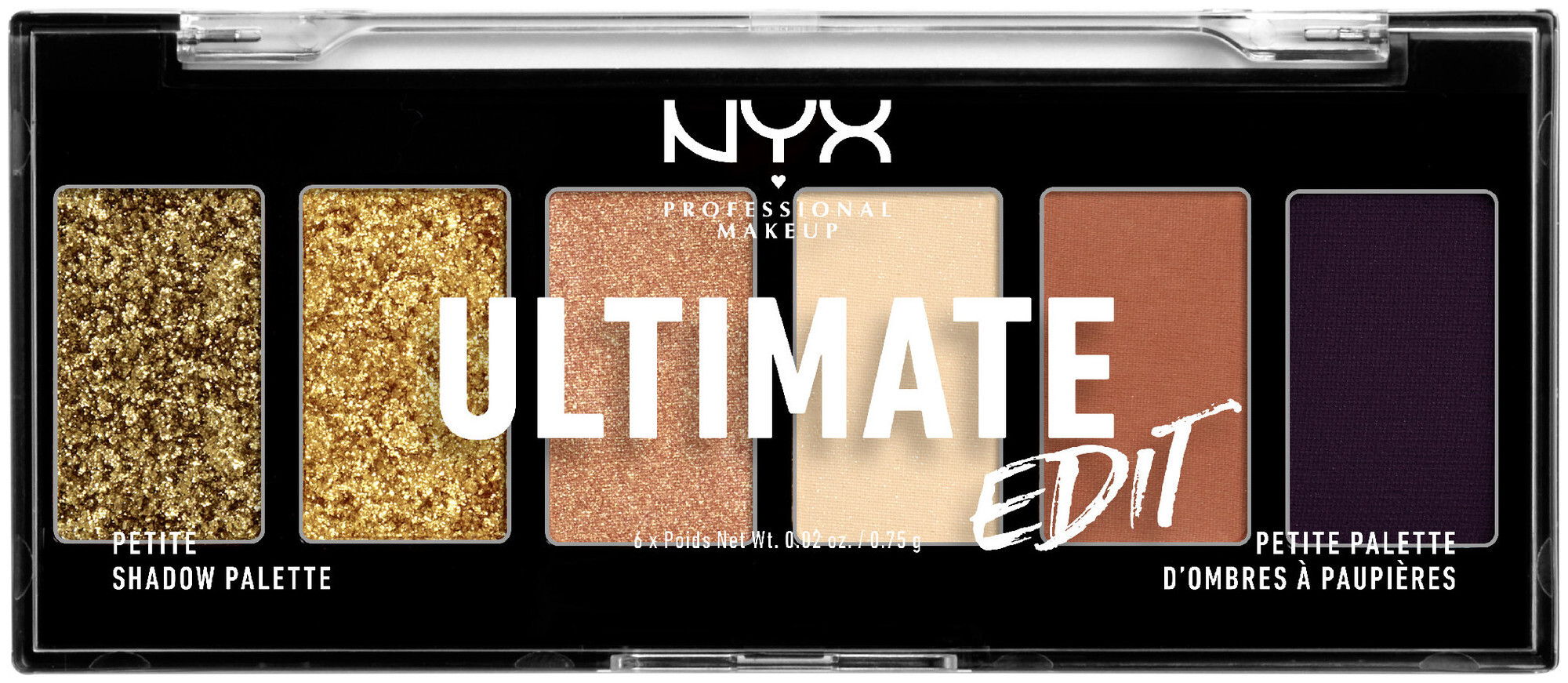 NYX Professional Makeup Ultimate Edit Shadow Palette, Utopia