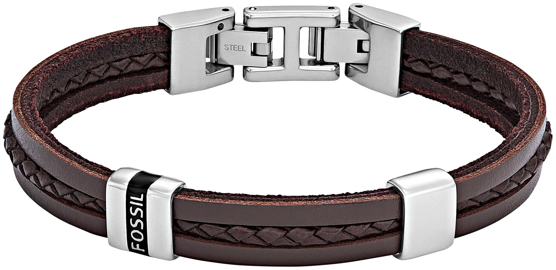 Fossil Jewels Lederarmband Herren