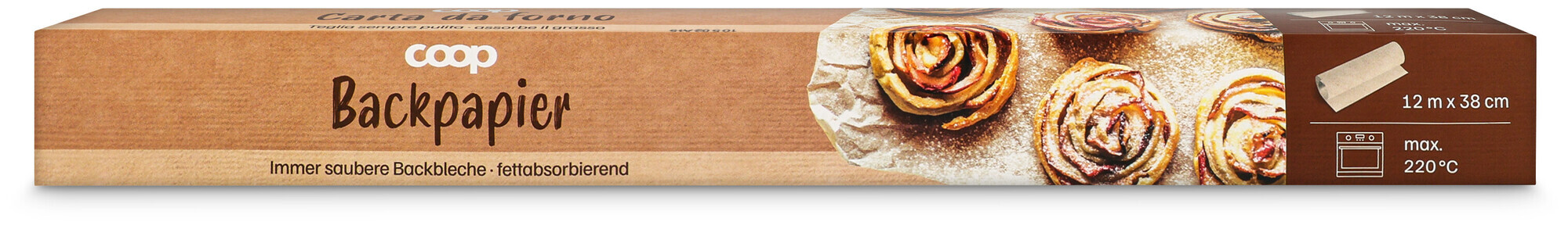 Image of Coop Qualité & Prix Back- und Frischhaltepapier 12m x 38cm