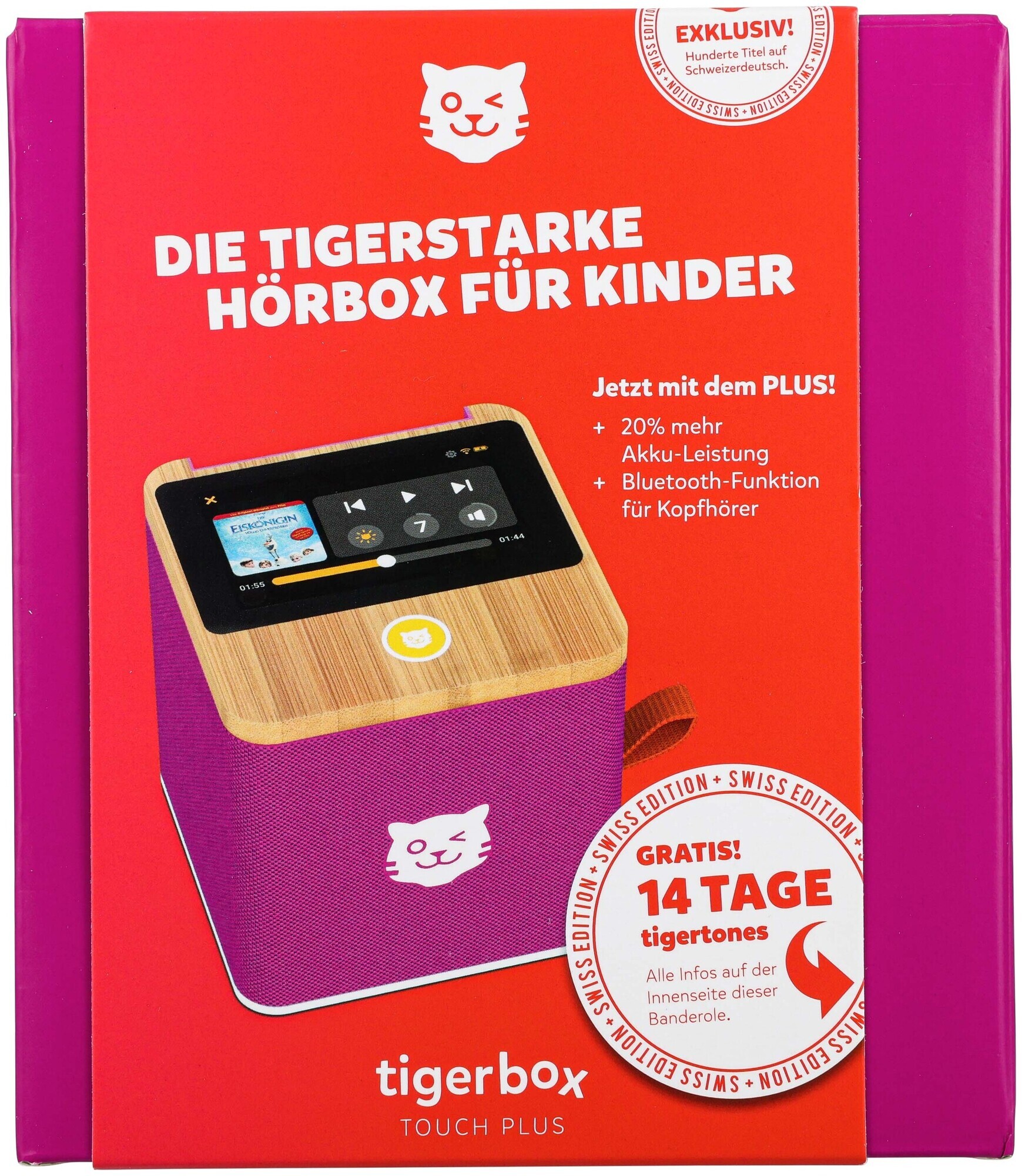 tigermedia tigerbox Touch Plus (lila) - Swiss-Editi
