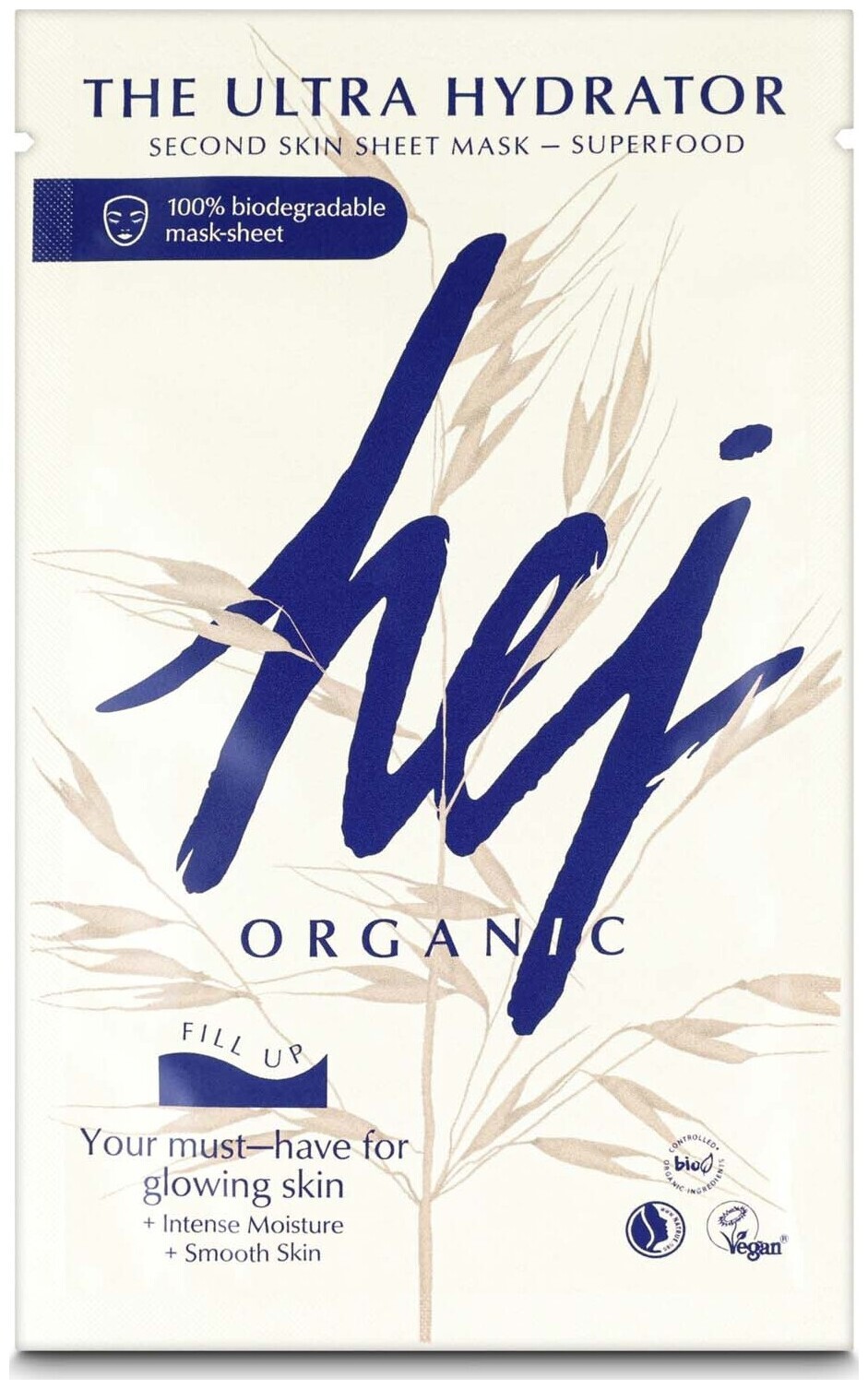 HEJ Organic Ultra Hydrator Masque Tissu pour le visage