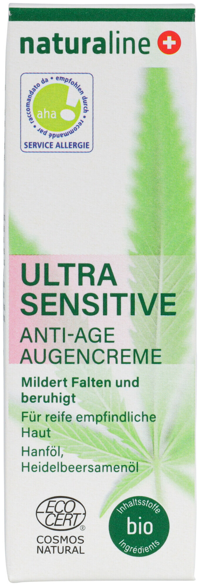 Image of Naturaline Cosmetics Naturaline Ultra Sensitive Anti-Aging Augencreme