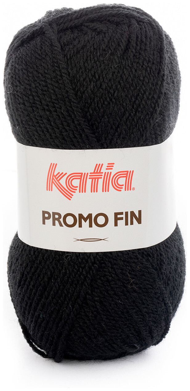 Image of Katia Promo-Fin 0506 Handstrickgarn Acryl schwarz 50g