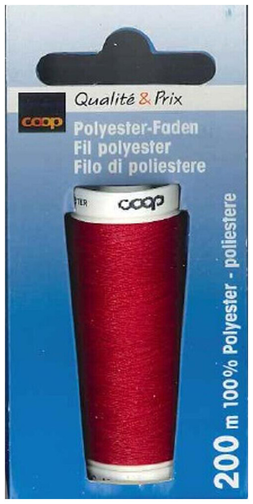Image of Coop Polyester Faden 200m rot 1027