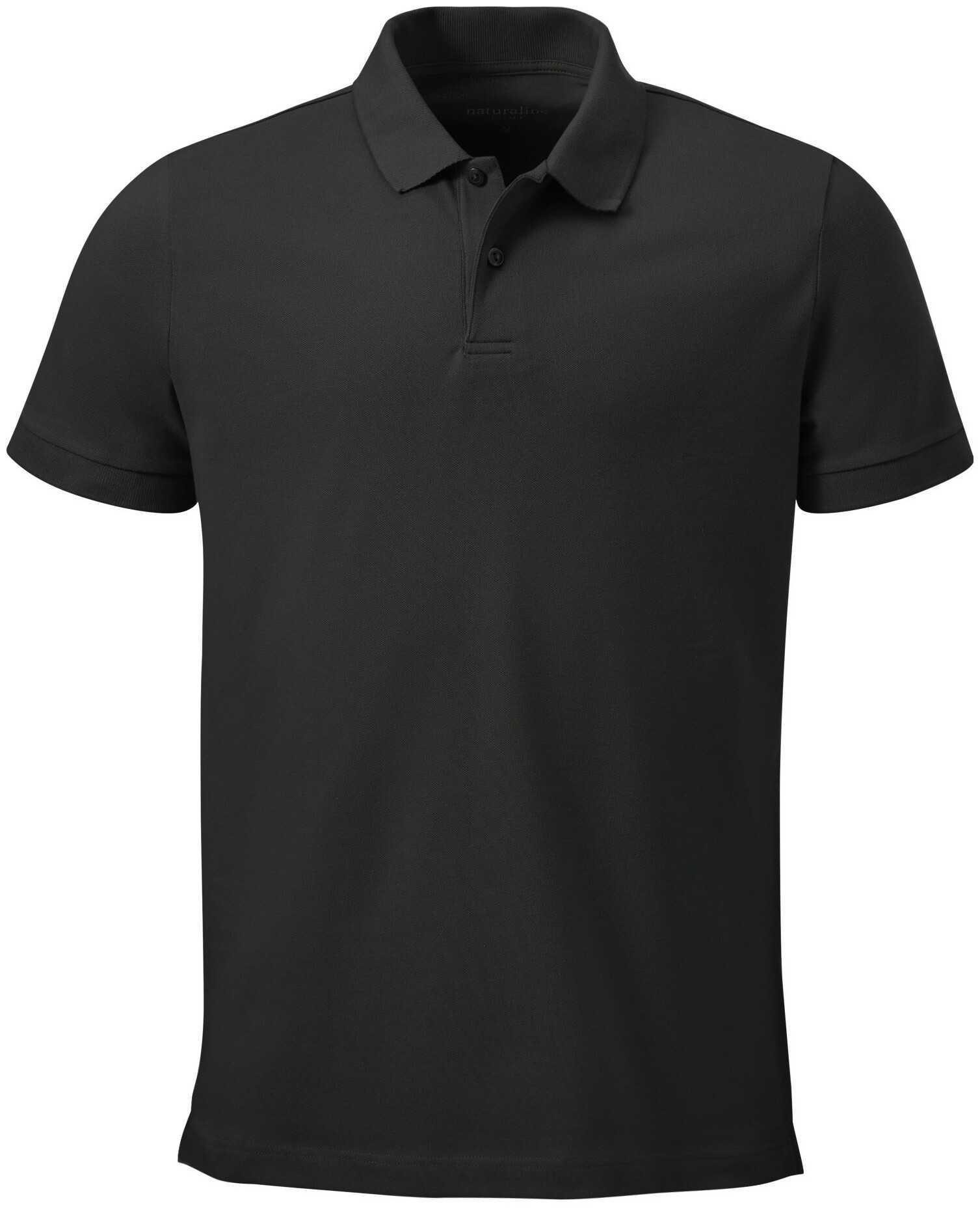 Image of Naturaline Textil Naturaline Herren Poloshirt Kurzarm schwarz L