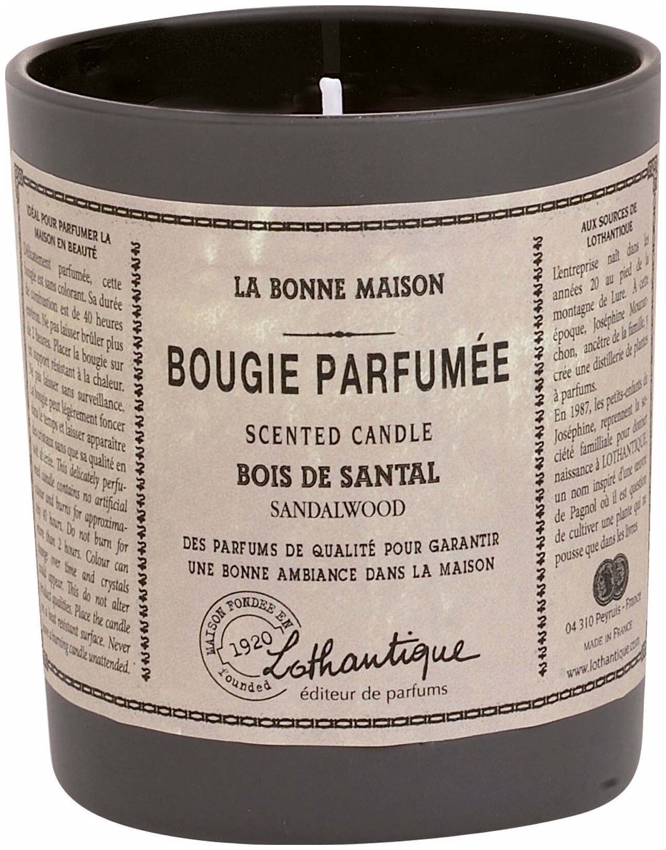 Image of Lothantique La Bonne Maison Duftkerze Sandalwood