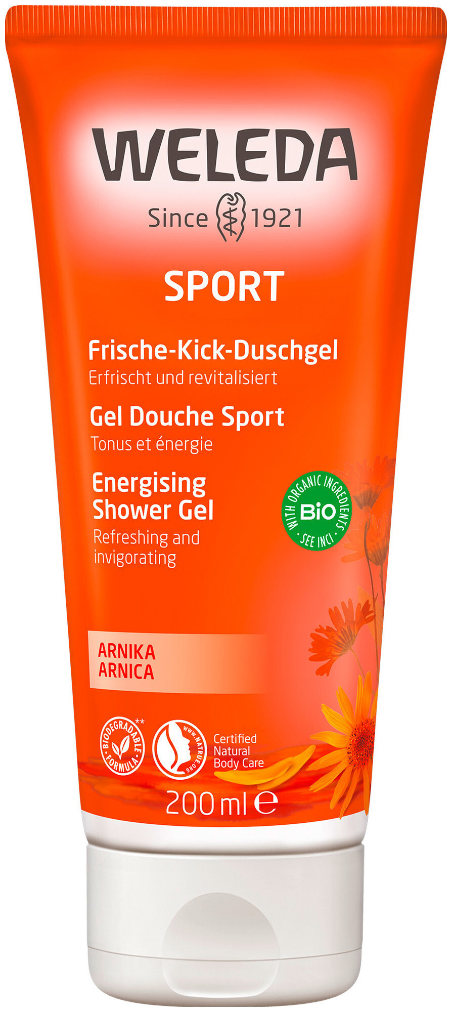 Image of Weleda Sport Frische Kick Duschgel Arnika