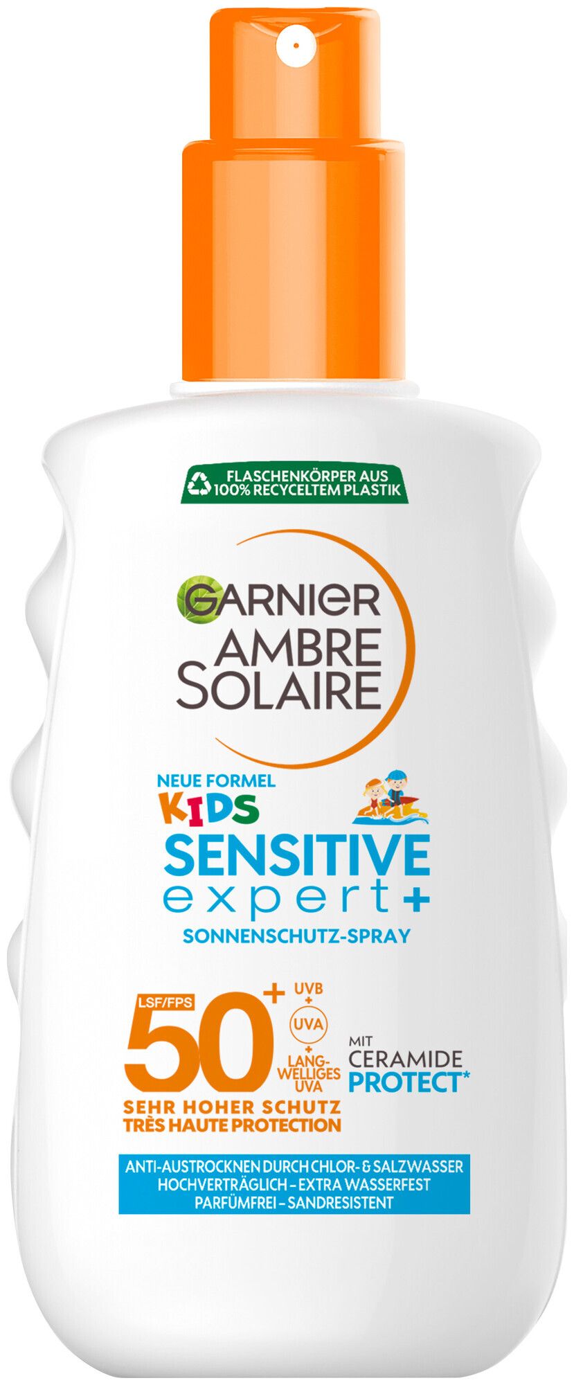 Ambre Solaire Garnier Kids Sensitive expert+ Sonnenschutz-Spray LSF 50+, 150ml