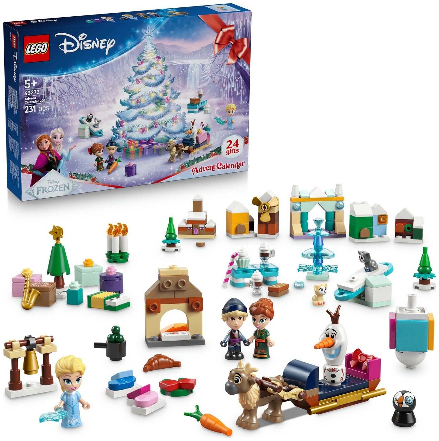 Lego Disney Princess 43273 Le calendrier de l’Avent 2025 5+ ans