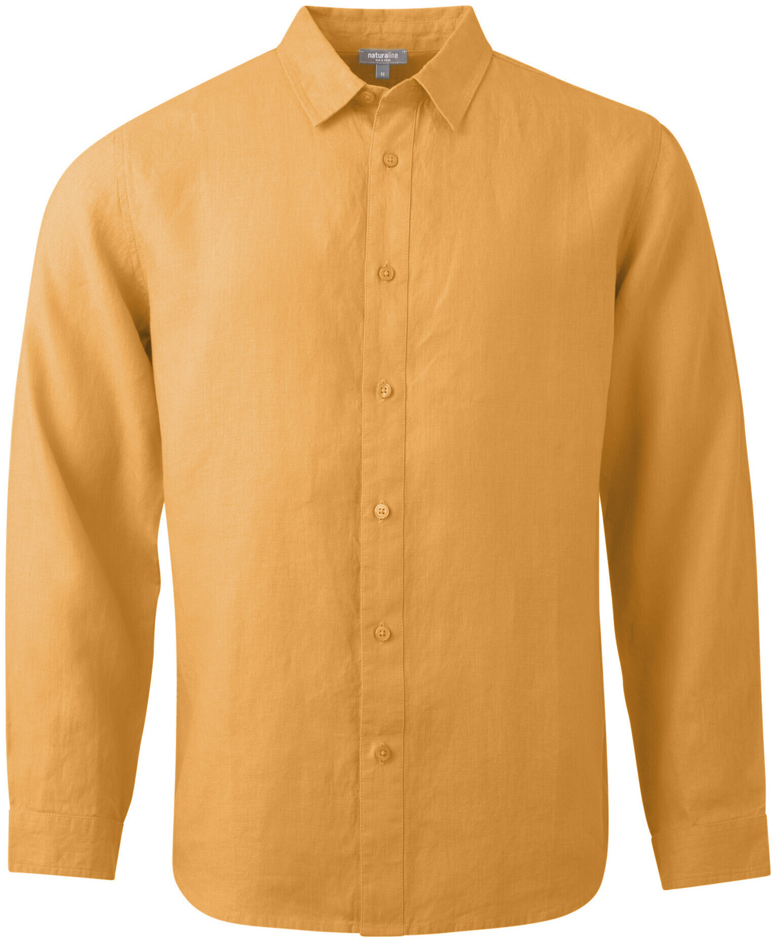 Image of Naturaline Textil Naturaline Herren Leinenhemd senf XXL